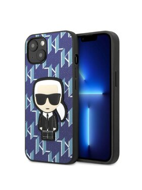 KARL LAGERFELD KARL LAGERFELD Etui na telefon iPhone 13 Niebieski