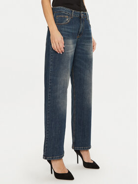 Rinascimento Rinascimento Jeansy CFC0120191003 Granatowy Boyfriend Fit