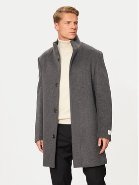 Calvin Klein Calvin Klein Вълнено палто K10K113665 Сив Slim Fit