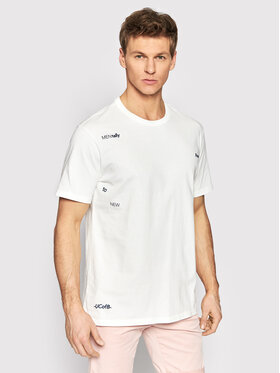 United Colors Of Benetton United Colors Of Benetton Тишърт 3BL0U100O Бял Regular Fit