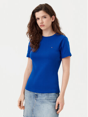 Tommy Hilfiger Tommy Hilfiger Póló New Cody WW0WW40587 Kék Slim Fit
