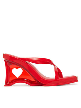 Melissa Melissa Japonki Melissa Glass Heel Ad 35801 Czerwony