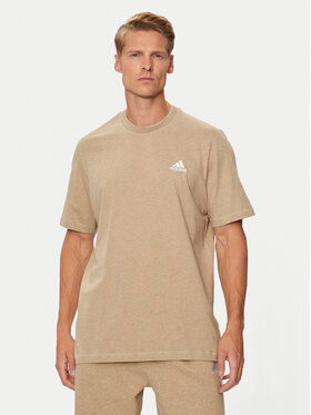 adidas adidas T-shirt Seasonal Essentials IY6605 Bež Regular Fit