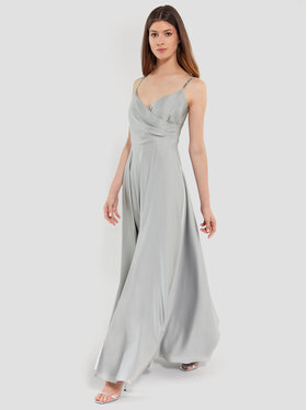 Swing Swing Abendkleid 5AE12300 Grau Slim Fit