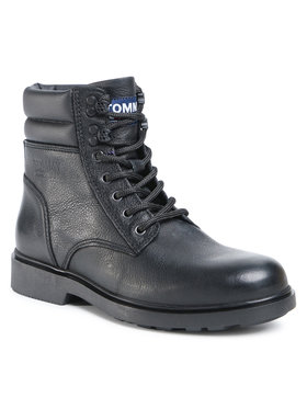 Tommy Jeans Tommy Jeans Ilgaauliai Classic Tommy Jeans Lace Up Boot EM0EM00540 Juoda