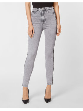 PHILIPP PLEIN PHILIPP PLEIN Jeansy 2717 Šedá Slim Fit