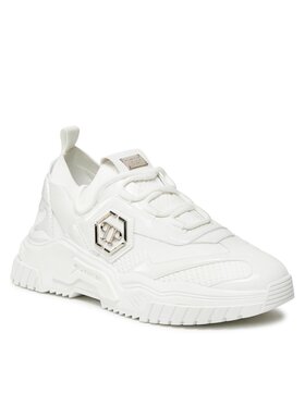 PHILIPP PLEIN PHILIPP PLEIN Laisvalaikio batai Hi-Top Sneakers Predator TM FACS USC0464 PTE003N Balta