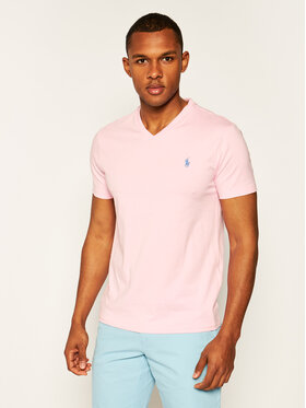 Polo Ralph Lauren Polo Ralph Lauren T-Shirt Classics 710671453107 Różowy Slim Fit