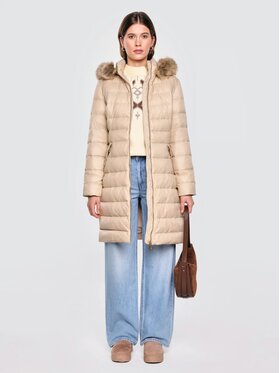 BIG STAR BIG STAR Trencz ROSABEL_801_130 Beżowy Classic Fit