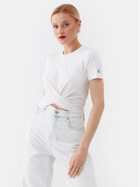 Calvin Klein Jeans Calvin Klein Jeans T-shirt J20J222128 Bijela Regular Fit