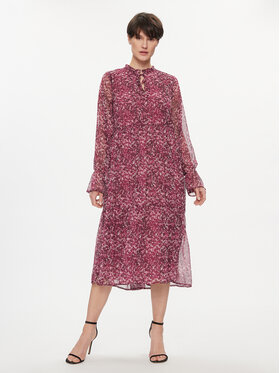 Pieces Pieces Rochie de zi Navi 17127837 Vișiniu Regular Fit