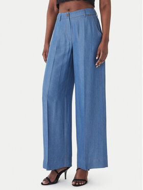 Fracomina Fracomina Pantaloni palazzo FS26SV3005D46901 Blu Wide Leg