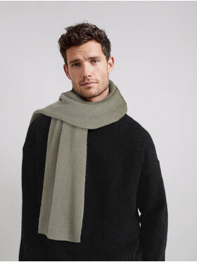 Style Republic Style Republic Szalik Mieszanka kaszmiru i wełny Zielony
