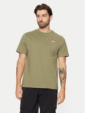 Hunter Hunter T-Shirt Alvin HARM0039242 Χακί Regular Fit