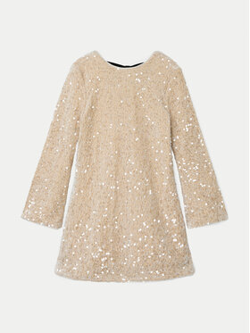 NAME IT NAME IT Elegáns ruha 13238600 Bézs Regular Fit