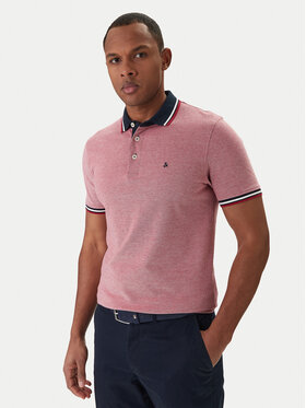 Jack & Jones Jack & Jones Tricou polo Paulos 12136668 Roșu Slim Fit