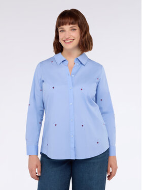 Fiorella Rubino Fiorella Rubino Koszula 5130T001374N004 Turkusowy Regular Fit