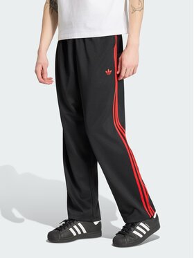 adidas adidas Spodnie materiałowe 159018 Czarny Loose Fit