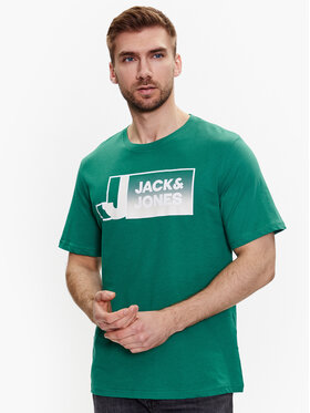 Jack&Jones Jack&Jones Тишърт Logan 12228078 Зелен Standard Fit