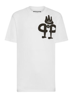 PHILIPP PLEIN PHILIPP PLEIN T-shirt 649 Bianco Regular Fit