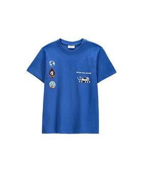 Coccodrillo Coccodrillo T-Shirt ZC6143217LBD-032 Granatowy Regular Fit