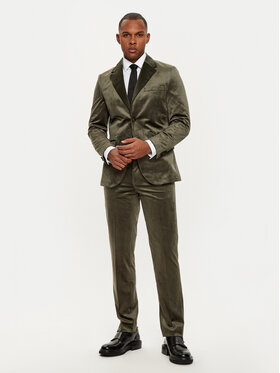 Jack&Jones Jack&Jones Öltöny Velvet 12271528 Zöld Slim Fit