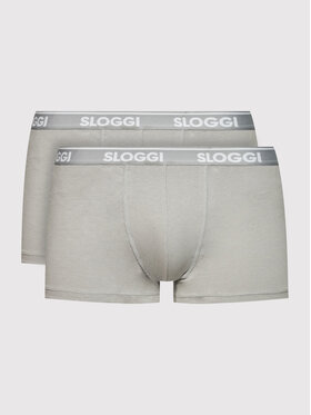 Sloggi Sloggi Komplet 2 par bokserek 10201604 Szary