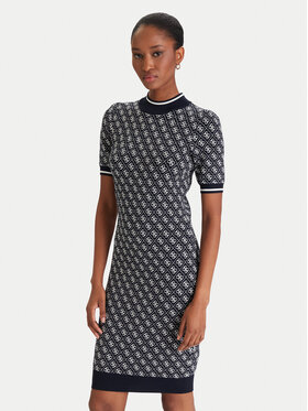 Guess Guess Плетена рокля W3YK39 Z37K0 Тъмносин Regular Fit