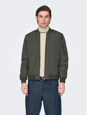 Only & Sons Only & Sons Geacă bomber Joshua 22023287 Kaki Regular Fit