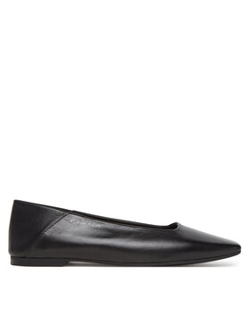 Calvin Klein Calvin Klein Baleriny Flat Ballerina - Lth HW0HW02463 Czarny