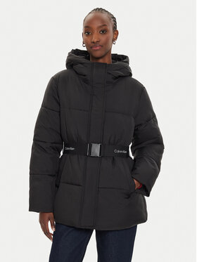 Calvin Klein Jeans Calvin Klein Jeans Geacă de iarnă J20J224107 Negru Relaxed Fit