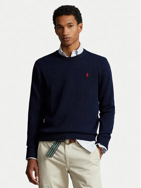 Polo Ralph Lauren Polo Ralph Lauren Sweter Classic 710810846001 Granatowy Regular Fit