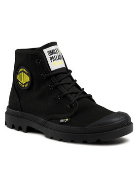 Palladium Palladium Trapery Pampa Hi Smiley Be Kind 77079-008-M Czarny