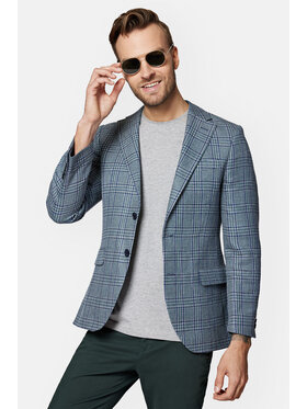 Lancerto Lancerto Marynarka Manresa MA099123000011 Szary Slim Fit
