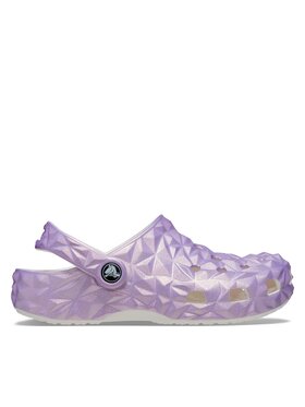 Crocs Crocs Natikače Classic Iridescent Geo Clog 209841 Ljubičasta