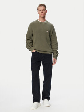 Calvin Klein Jeans Calvin Klein Jeans Džemperis LV04RD313G Tumši zaļa Regular Fit
