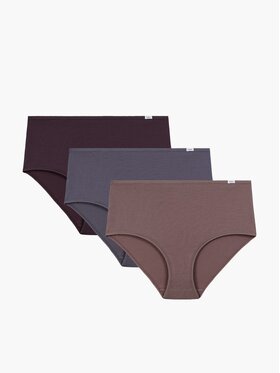 Atlantic Atlantic Figi klasyczne z wysokim stanem folded elastic Brązowy