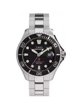 Timex Timex Zegarek TW2W82000 Srebrny