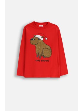Coccodrillo Coccodrillo T-Shirt ZC5143101MER-009 Červená Regular Fit