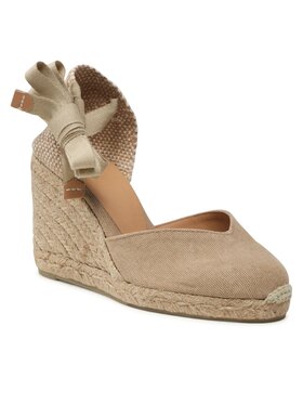Castañer Castañer Espadrilky Chiara/8/002 021669-2017 Béžová