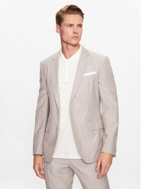 Boss Boss Bleizers 50489400 Bēšs Slim Fit