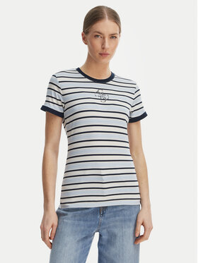 Guess Guess Tričko W6GI18 K3040 Modrá Classic Fit