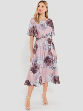 Swing Swing Cocktail obleka 5AE06800 Roza Regular Fit
