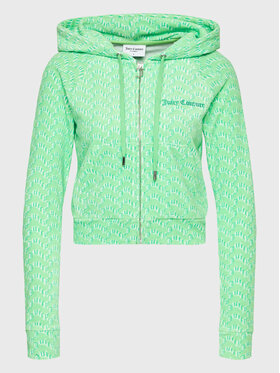 Juicy Couture Juicy Couture Pulóver Madison JCWBJ123311 Zöld Regular Fit
