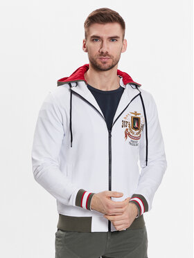 Aeronautica Militare Aeronautica Militare Bluza 231FE1765F419 Biały Regular Fit