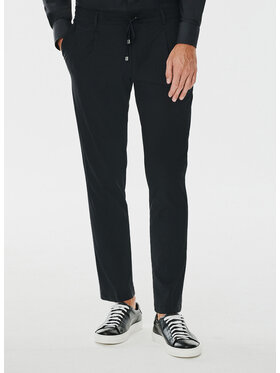 Pako Lorente Pako Lorente Spodnie garniturowe P24WF-6G-001 Czarny Super Slim Fit