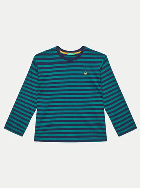 United Colors Of Benetton United Colors Of Benetton Majica 3GZ3C10JW Plava Regular Fit