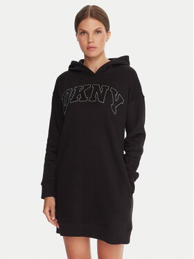 DKNY Sport DKNY Sport Každodenní šaty DP5D4917 Černá Regular Fit