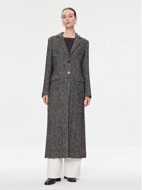 MVP Wardrobe MVP Wardrobe Cappotto di lana Spiga MVPI3CP017.0PN0052 Nero Slim Fit