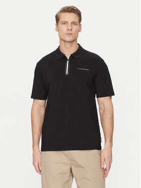 Jack&Jones Jack&Jones Polokošile Fusion 12273127 Černá Regular Fit
